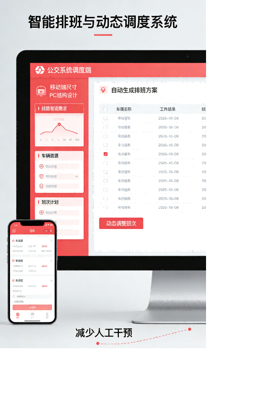 智能排班与动态调度，减少人工干预
